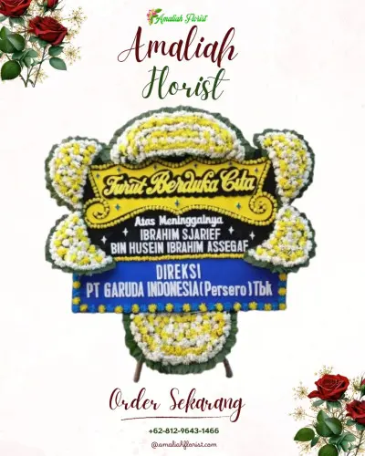 Papan Bunga Duka di Bojonggambir